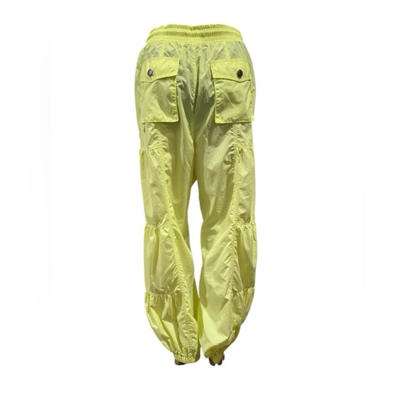 Free People Movement Set Me Free Pants Drawstring Sour Citrus Hiking Size M - Picture 5 of 14